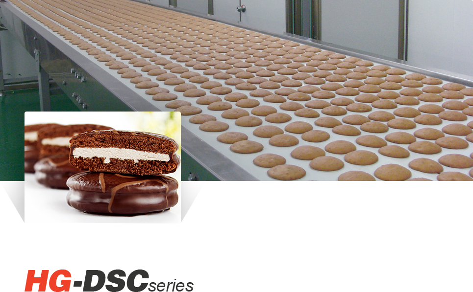 Vollautomatische Sandwich-Kuchen-Produktionslinie